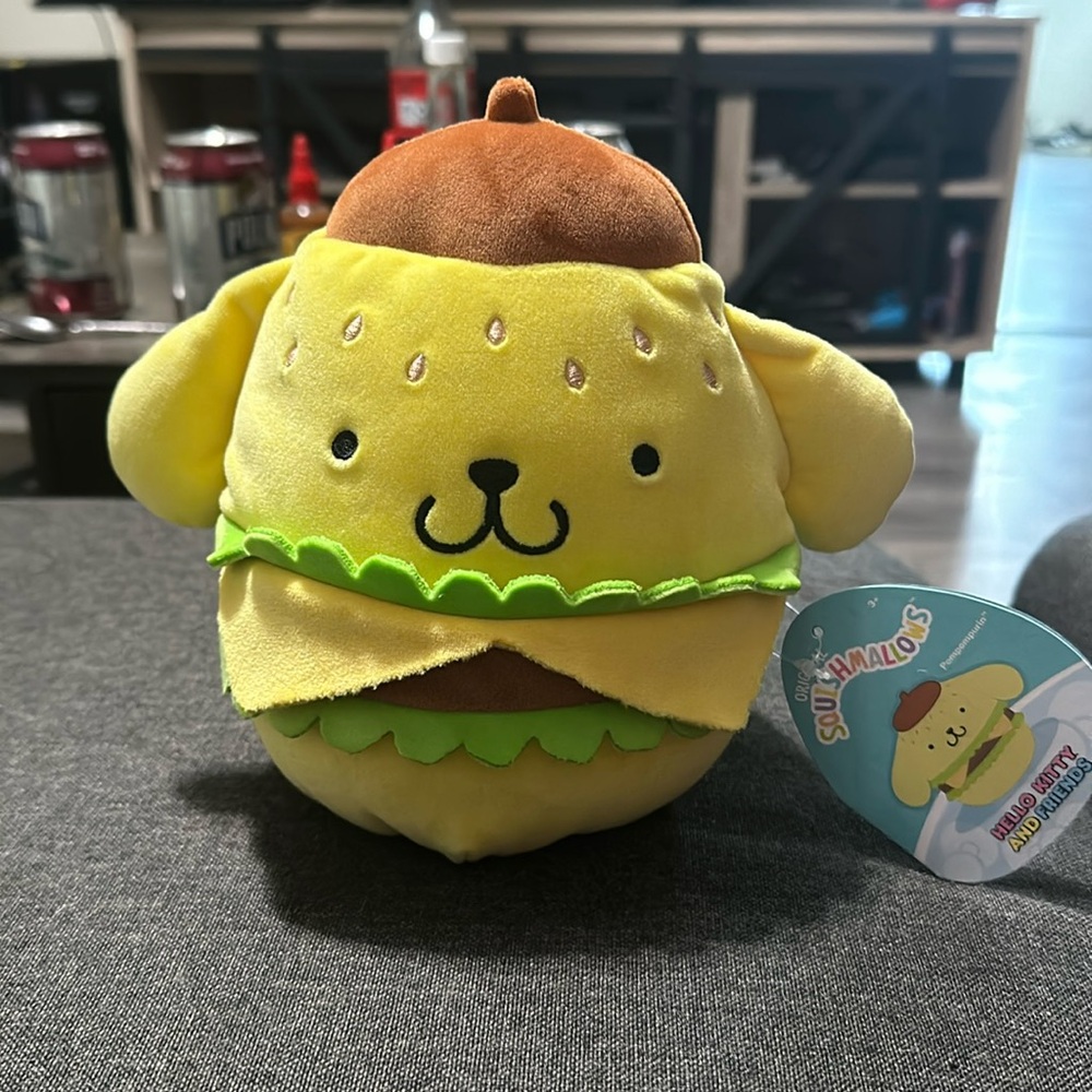 Squishmallows Sanrio Pompompurin Burger Hello Kitty and Friends NWT